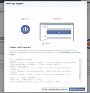 Incluir píxel de conversión de Facebook en WordPress con y sin plugin