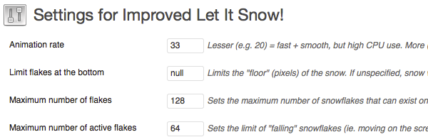 Improved Let It Snow