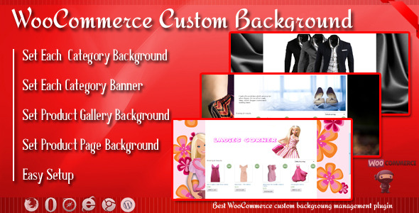 WooCommerce Custom Background and Banner