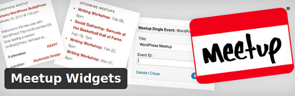 Meetup Widgets