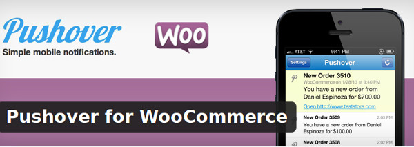 Pushover for WooCommerce